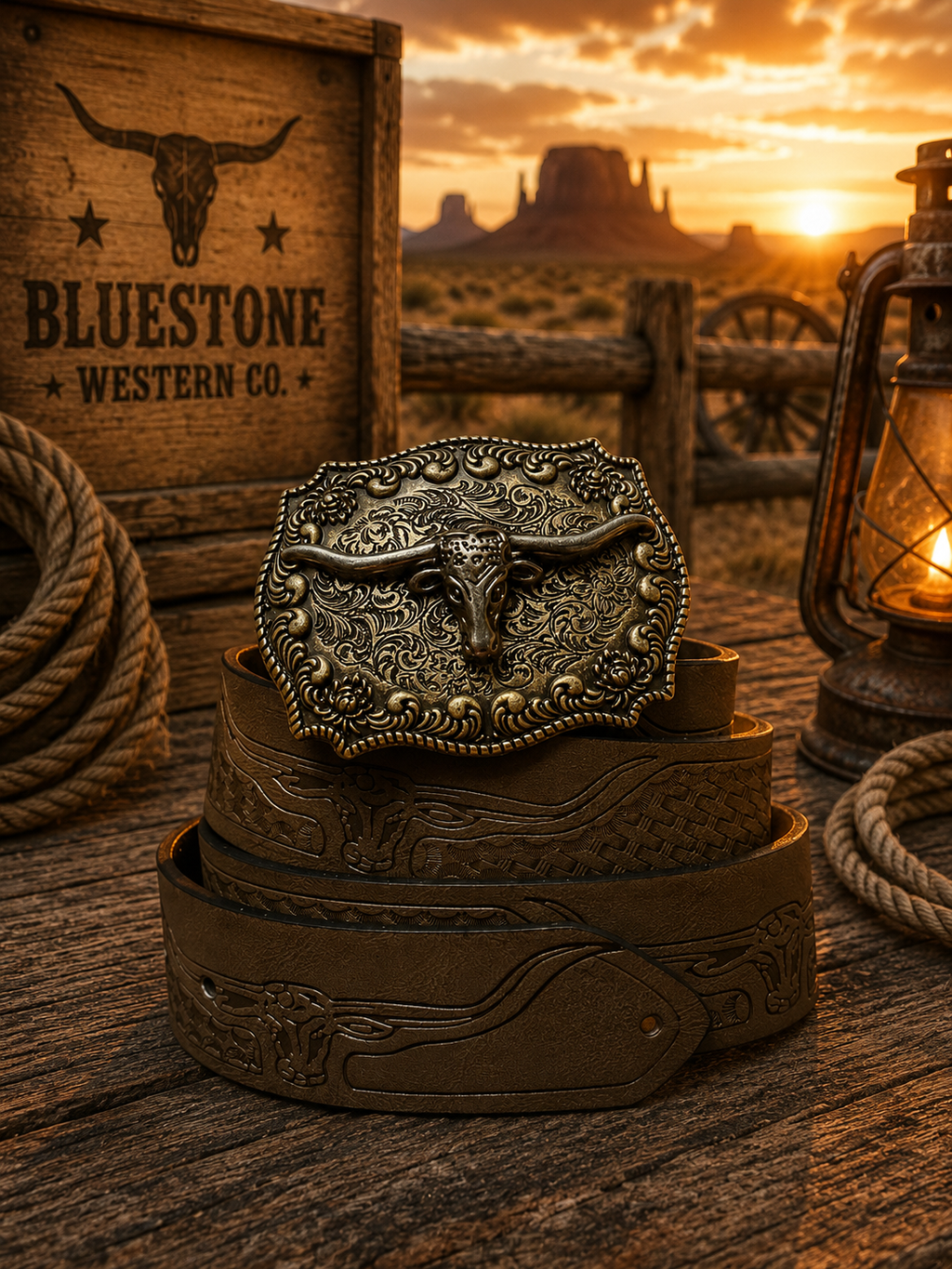 Longhorn Legacy Western Belt