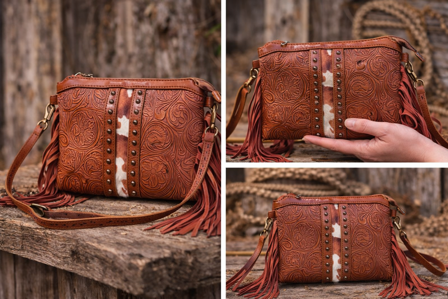 Copper Creek Fringe Crossbody Bag