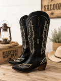 Frontier Spirit Western Cowgirl Boots - Midnight Onyx