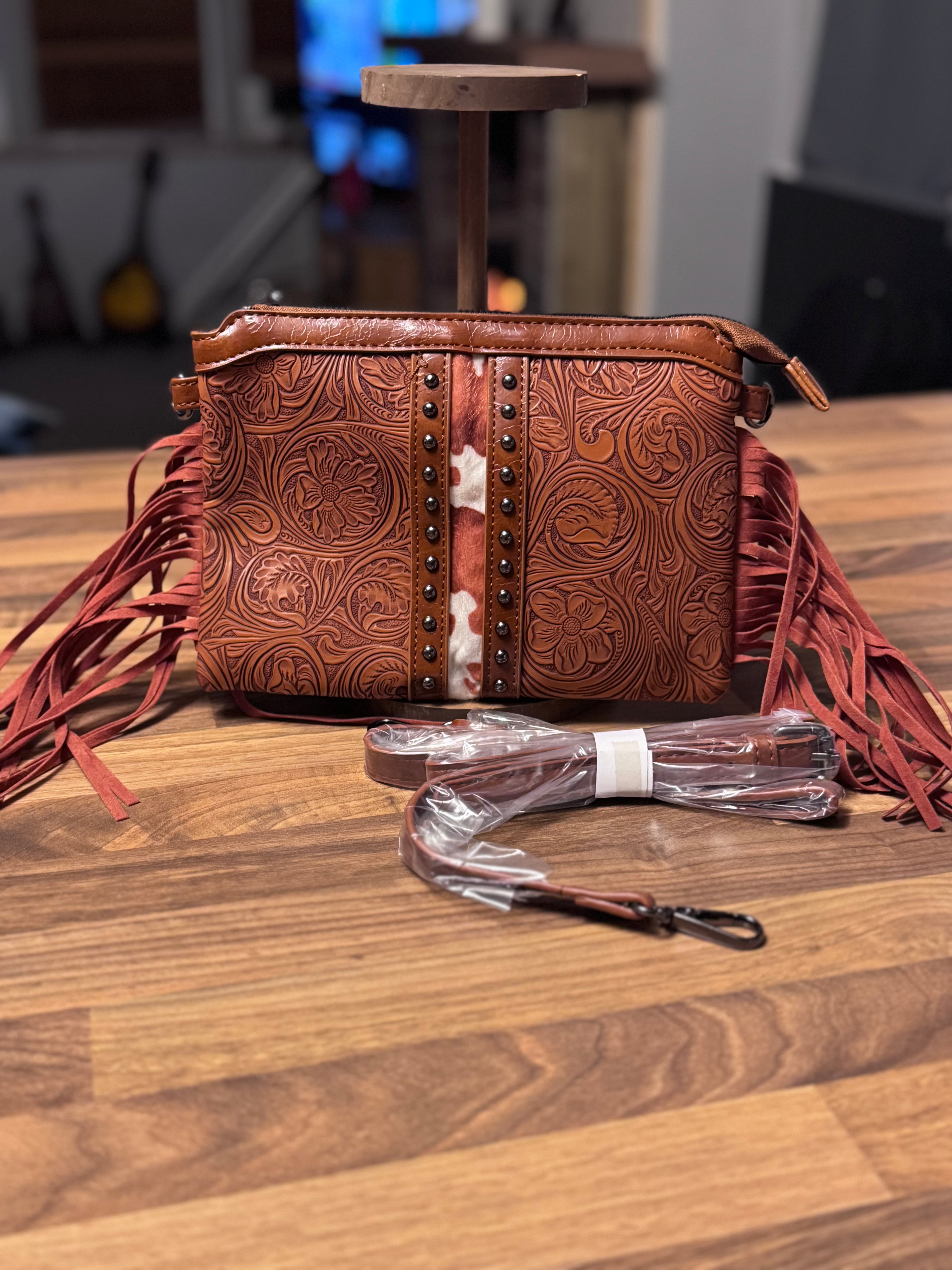 Copper Creek Fringe Crossbody Bag