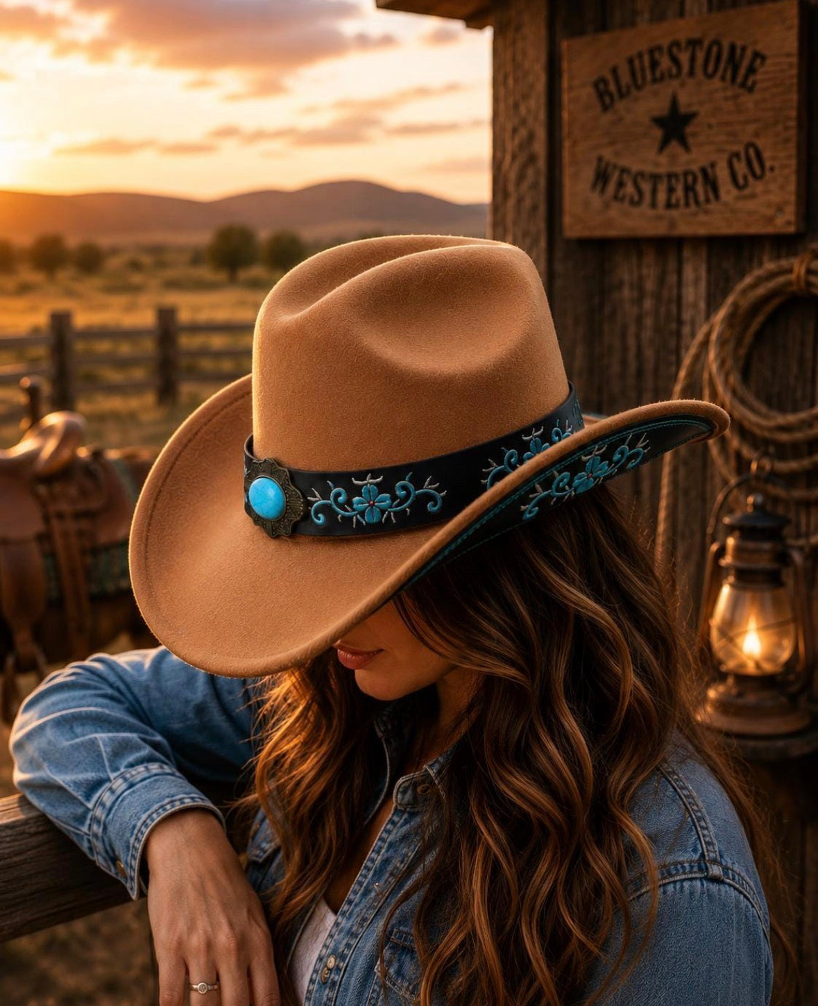 Camel Heritage Western Cowboy Hat