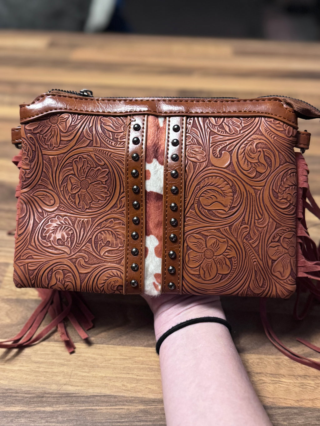 Copper Creek Fringe Crossbody Bag
