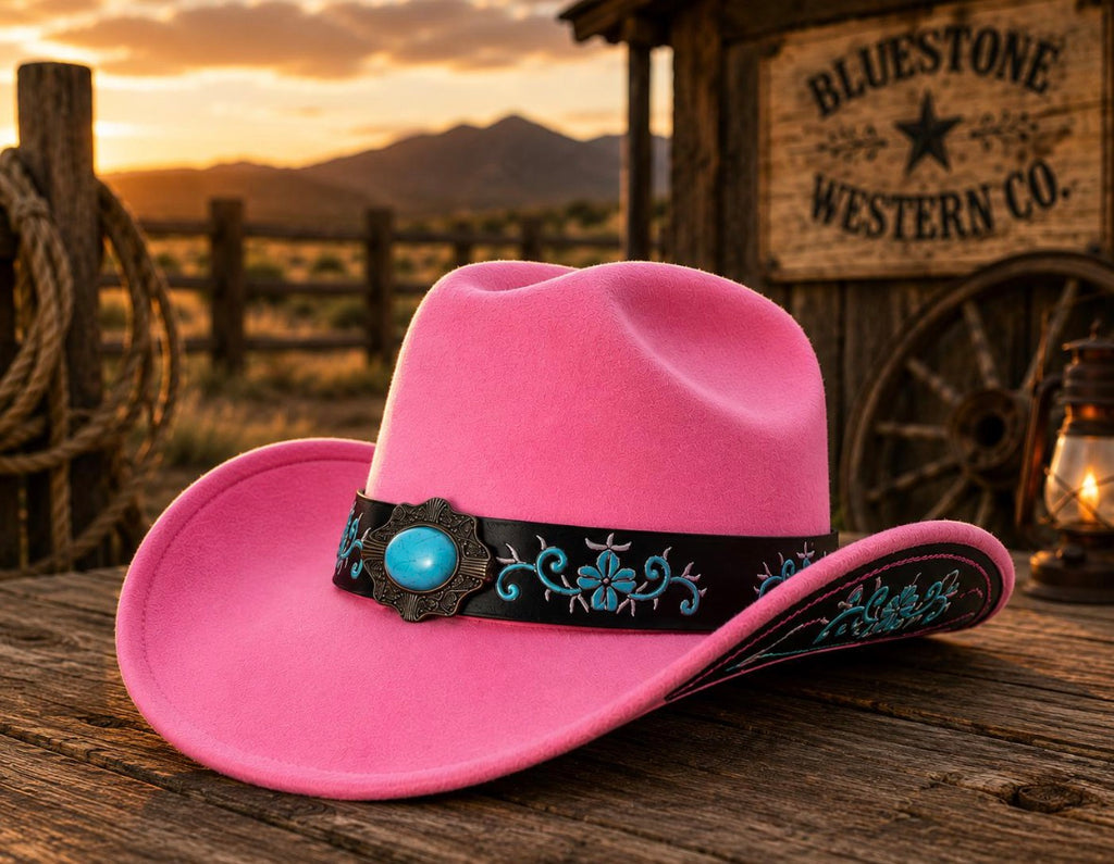 Pink Heritage Western Cowboy Hat