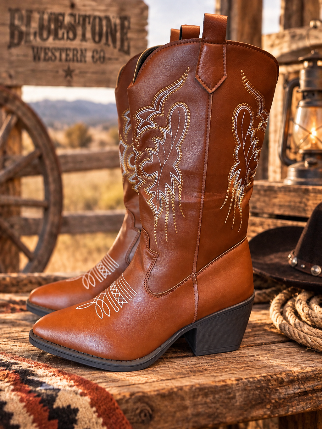 Copper Canyon Western Cowgirl Boots