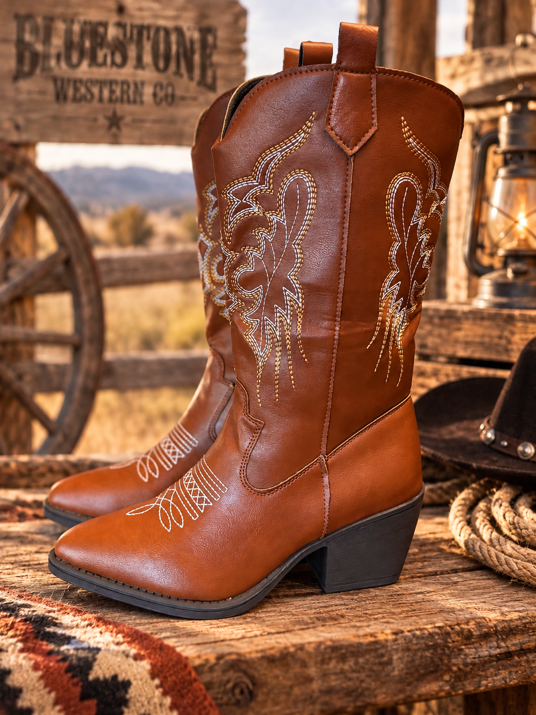 Copper Canyon Western Cowgirl Boots